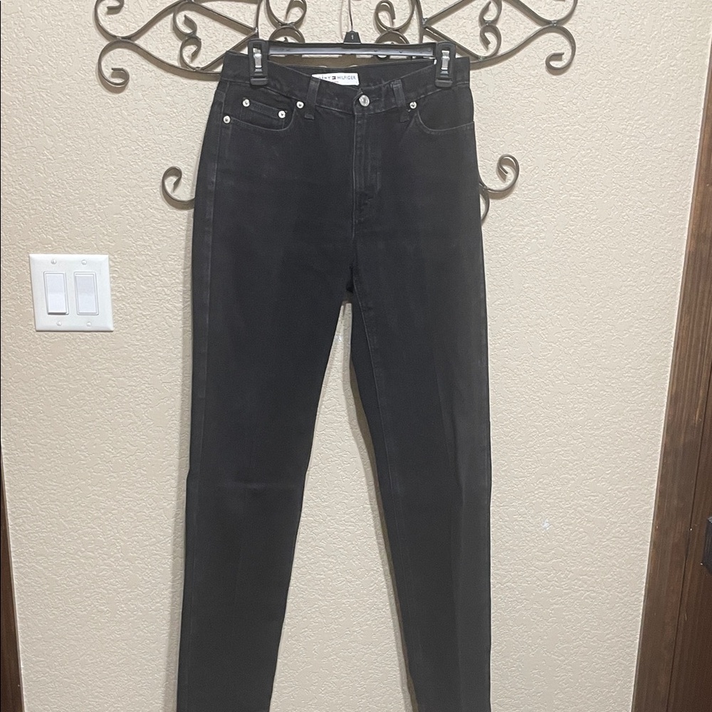 Tommy Hilfiger Women's Black Straight Leg Jeans